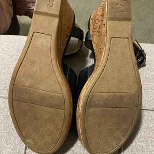 Black,  Franco Sarto Sandals.  Gently worn.